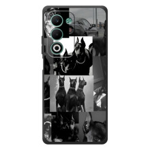 Чехол ДОБЕРМАН для OPPO A5m (Коллаж Доберман)