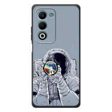 Чехол NASA для OPPO A5m (AlphaPrint) (Космонавт фото)