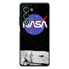 Силиконовый бампер с принтом "Наса" на OPPO A5m