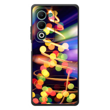 Чехол Новогодняя Елка на OPPO A5m – Гирлянды