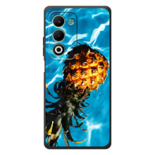 Чехол с изображением  вкусной еды для OPPO A5m – Ананас