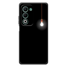 Чехол с картинками на черном фоне для OPPO A5m – Лампочка