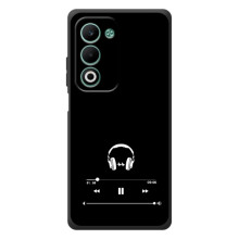 Чехол с картинками на черном фоне для OPPO A5m – Плеер