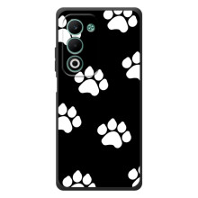 Бампер для OPPO A5m с картинкой "Песики" – Следы собак