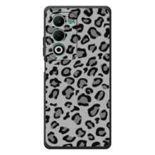 Чехол с леопардовым принтом на OPPO A5m – Темный леопрад