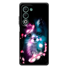 Чехол с Лисичкой для OPPO A5m – Черная Лиса