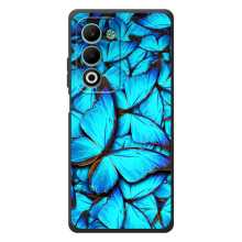 Чехол с принтом для А5м - (Прикольные) (AlphaPrint) (Синие бабочки)