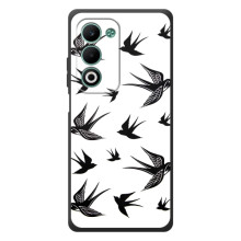 Чехол с птицами на OPPO A5m (VPrint) (Ласточки)