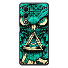 Чехол с птицами на OPPO A5m (VPrint) (Сова с глазом)