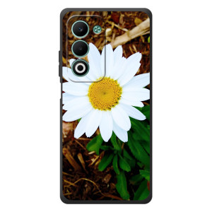 Чехол с ромашками на OPPO A5m – Белая ромашка