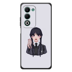 Чехлы Венсдей на OPPO A5m Уэнсдей (AlphaPrint)