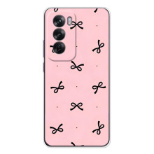 Чехол банты для OPPO A5m – Черные бантики