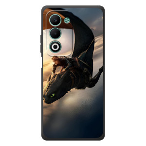 Чехол дракон Беззубик для OPPO A5m – Полет Беззубика