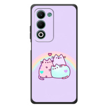 Чехол с милыми котиками на 