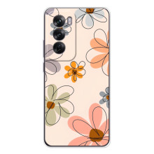 Чехол с цветочным принтом на А5м – Разноцветные цветы