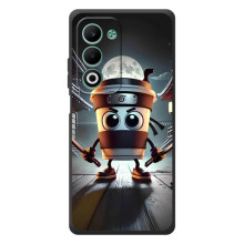 Чохол з мемом Тралалело тралала на OPPO A5m (Капучіно асасіно)