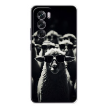 Чохол з принтом стильні тварини для А5м – Овечка в окулярах