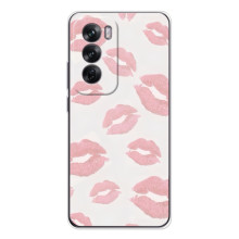 Чехол с розовым рисунком для OPPO A5m – Розовые губы