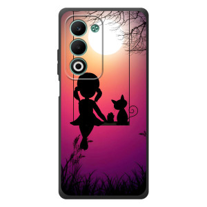 Девчачий Чехол для OPPO A5m – На качели