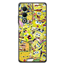 Силиконовый чехол Спанч Боб на А5м (Спанч Боб Арт)