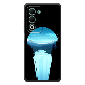 Летний Чехол на OPPO A5m – Синий Водопад