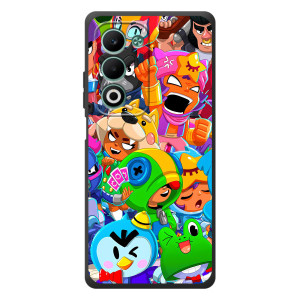 Силиконовый Чехол на OPPO A5m с картинкой Brawl Stars – Brawl-Stars