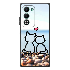 Силіконові Чохли Коханій людині для OPPO A5m – Котейки