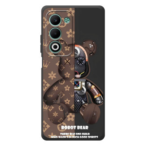 Силиконовый чехол для OPPO A5m – Медмедь Луи Виттон