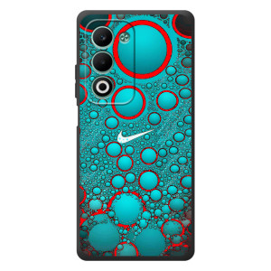 Силиконовый Чехол на OPPO A5m с картинкой Nike – Найк зеленый