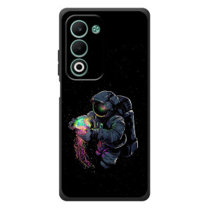 Силиконовый Чехол с принтом "Космонавты" на OPPO A5m – В руках земля