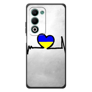Силіконовий Чохол  на OPPO A5m (Я-Україна) – Українська кардіограма