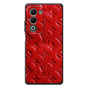 Текстурный Чехол Louis Vuitton для А5м – Красный ЛВ