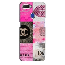Чехол (Dior, Prada, YSL, Chanel) для Oppo A5s (Модница)