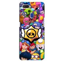 Чехол для Oppo A5s Бравл Старс (VPrint) (Лого Brawl Stars)
