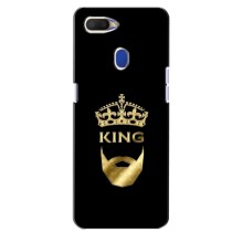 Чехол (Корона на чёрном фоне) для Оппо А5с – KING