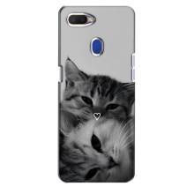 Чехол с рисунком кот на Oppo A5s – Пара котов