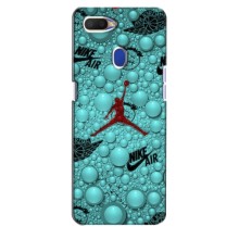 Силиконовый Чехол Nike Air Jordan на Оппо А5с – Джордан Найк
