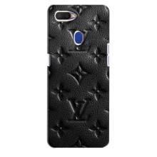 Текстурный Чехол Louis Vuitton для Оппо А5с – Черный ЛВ