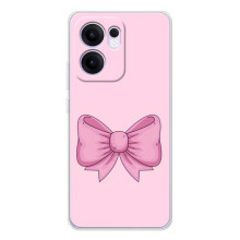 Чехол банты для OPPO A5x 5G – Розовый бантик