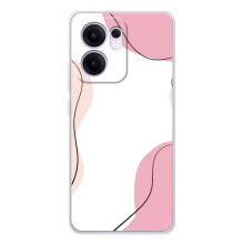 Чехол цветочный дизайн для OPPO A5x 5G – Розовый фон