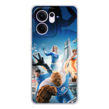 Чехол с принтом Фантастическая четверка для OPPO A5x 5G – Герои Фантастической четверки