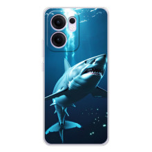 Чехол с картинкой «Хищники» для OPPO A5x 5G – Акула