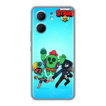 Чехлы Brawl Stars для OPPO A5x (AlphaPrint) – Трио героев