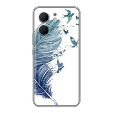 Чехол с картинкой (Стильные) для Оппо А5х - (AlphaPrint) (Перышко)