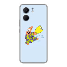 Чехлы с Патриком на OPPO A5x (Патрик с подушкой)