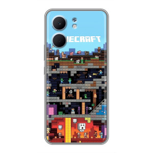 Чехол Майнкрафт на OPPO A5x (AlphaPrint) Minecraft