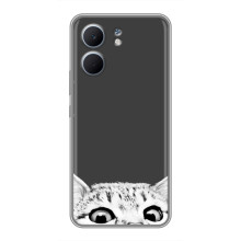 Чехол на Оппо А5х с Котами (VPrint) (Выглядывает кот)