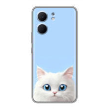 Чехол на тематику: Коты для OPPO A5x (Белый кот)