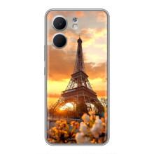 Чехол Эйфелева Башня для OPPO A5x - (AlphaPrint) (Солнечная башня)