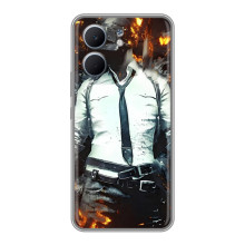 Силиконовый чехол с картинкой "Герой Pubg" на OPPO A5x – Man Пубг